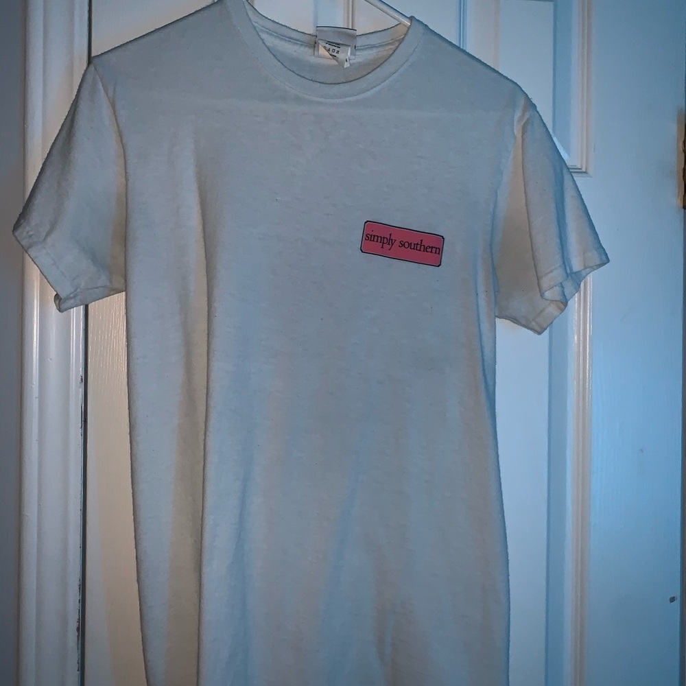 white simply southern tshirt.